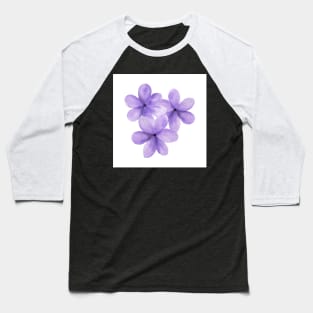 Purple is my fav flower color Baseball T-Shirt